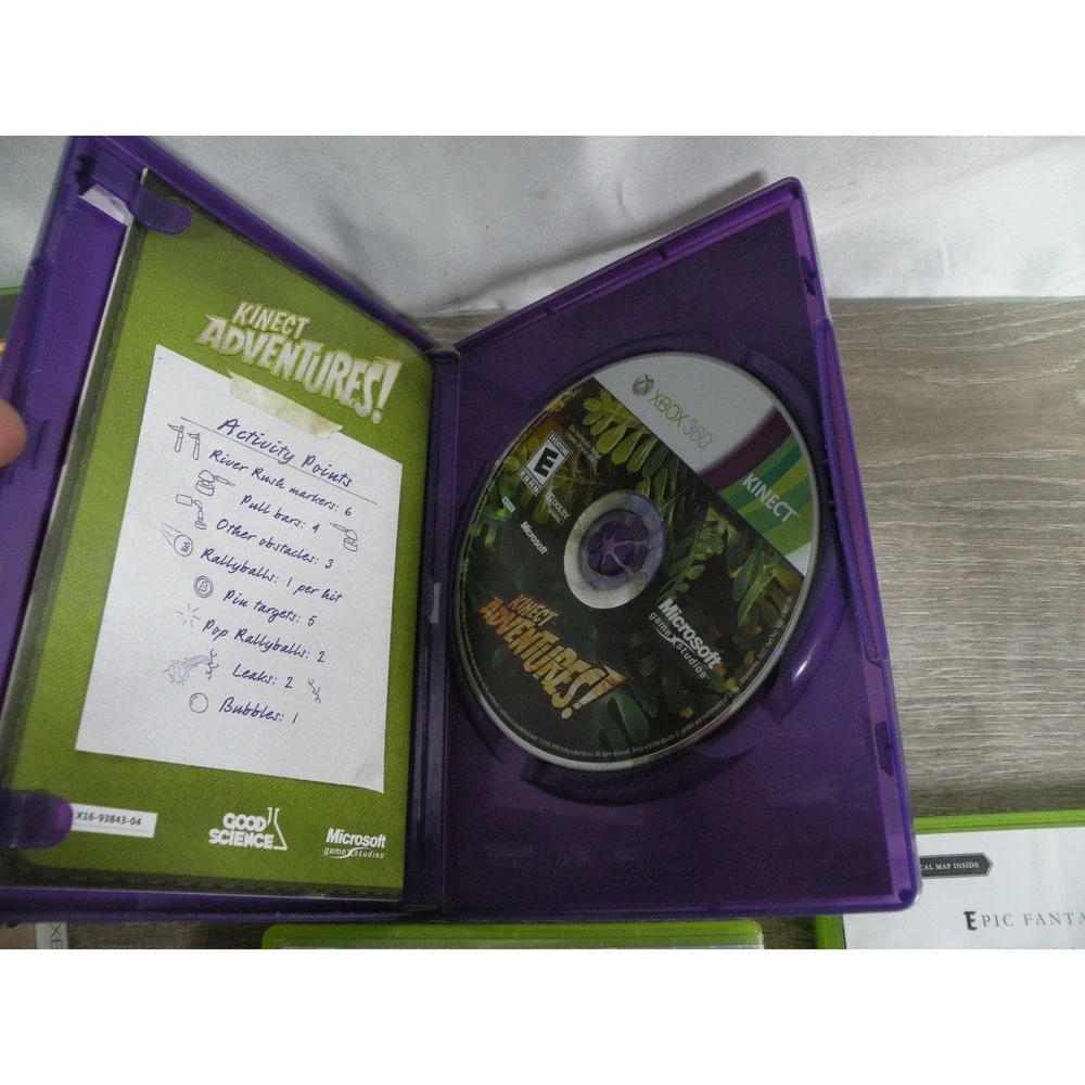 Xbox 360 Video Game Lot - Madden 09, NHL 07, Kinect Adventures & More! (8 Games)